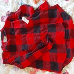 Long sleeve plaid flannel